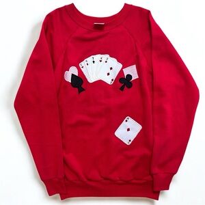 Vintage Playing Cards Crewneck